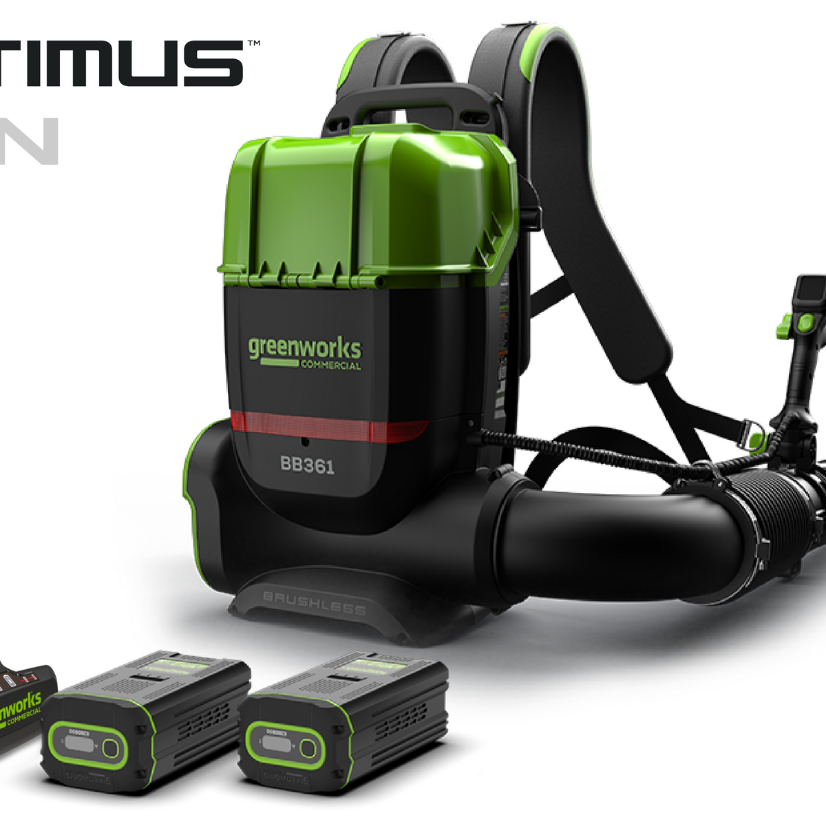 82V 755 CFM Dual-Port Backpack Blower | Greenworks Commercial