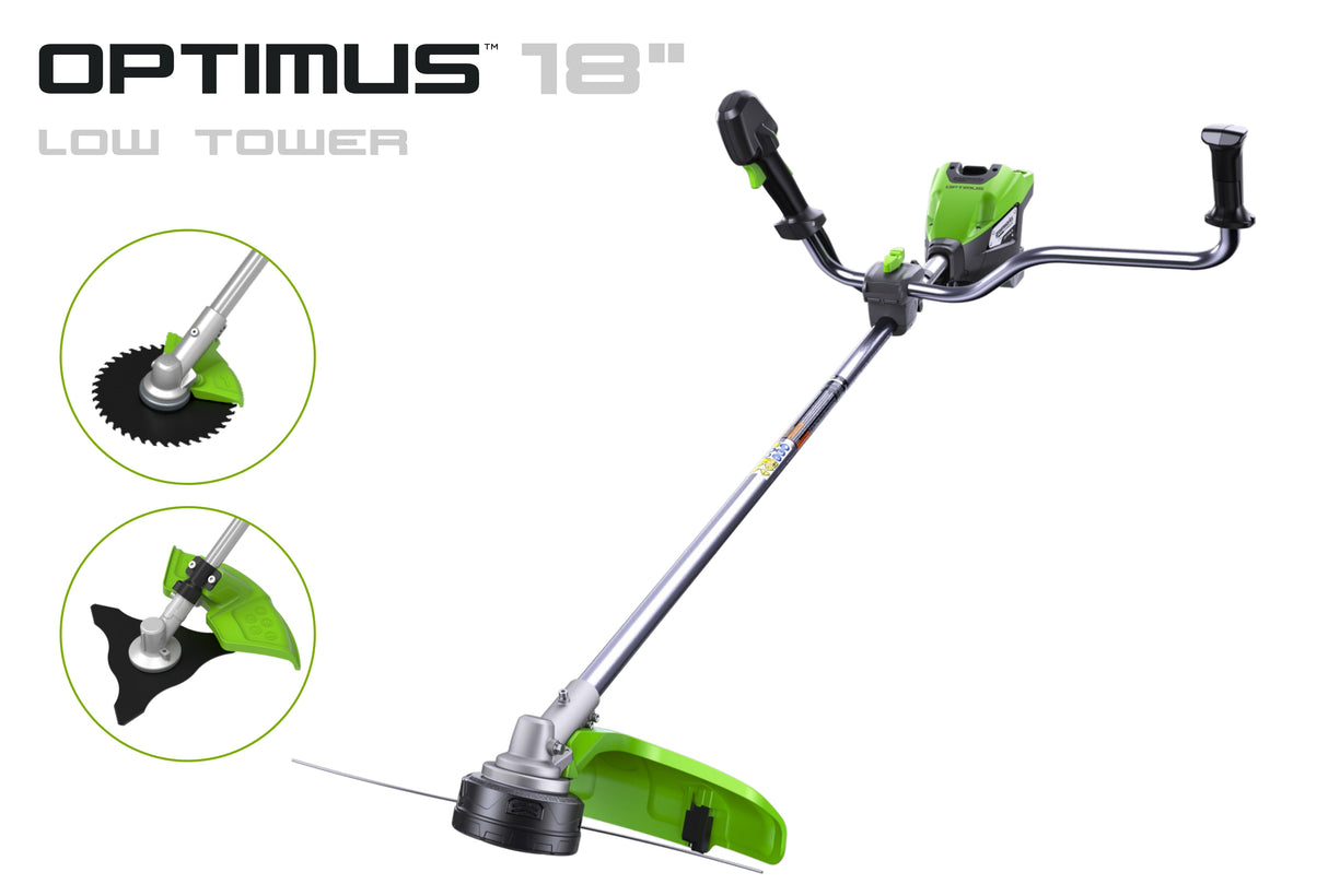 Optimus 82V 2.0 kW Bike Handle String Trimmer | TB201