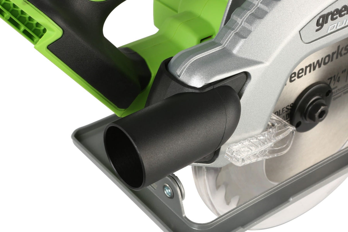 Scie circulaire 48 V/24 V à double tension de 7-1/4 po Outil uniquement | 24CS45