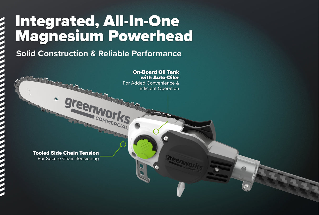 OPTIMUS 82V 10" Polesaw with Carbon Fiber Shaft  | OPS300T