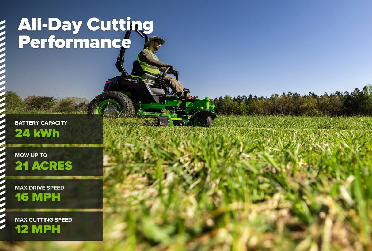 OptimusZ Series 9 60" Ride-on ZTR - 24 kWh | OZ960