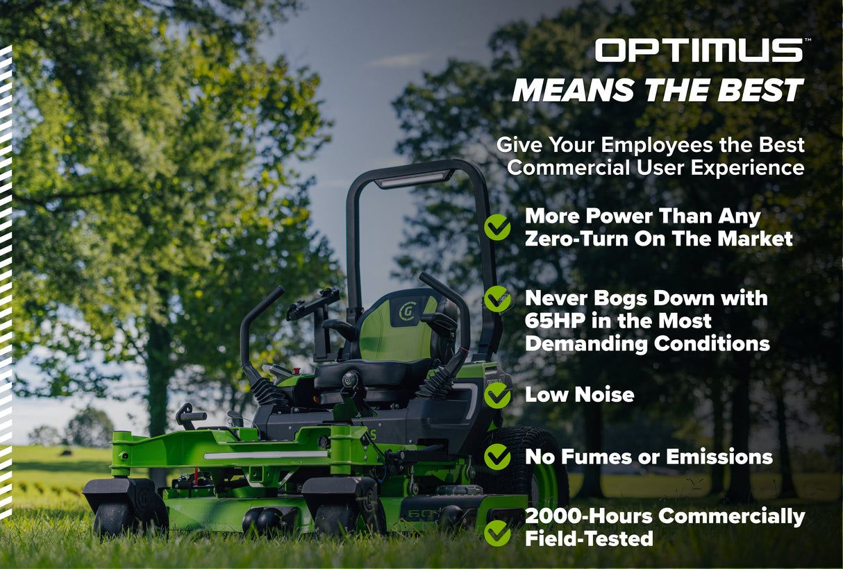 OptimusZ Series 9 60" (Rear Discharge) Ride-on ZTR - 24 kWh | OZ960R