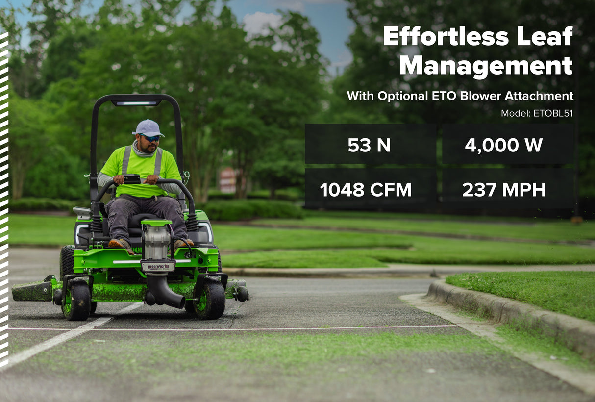 OptimusZ Series 9 72" (éjection arrière) ZTR autoportée - 36 kWh | OZ972R