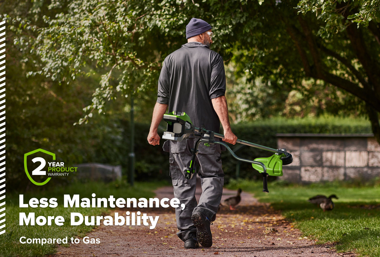 Optimus 82V 2.0 kW Bike Handle String Trimmer Kit | TB201H-C4DP