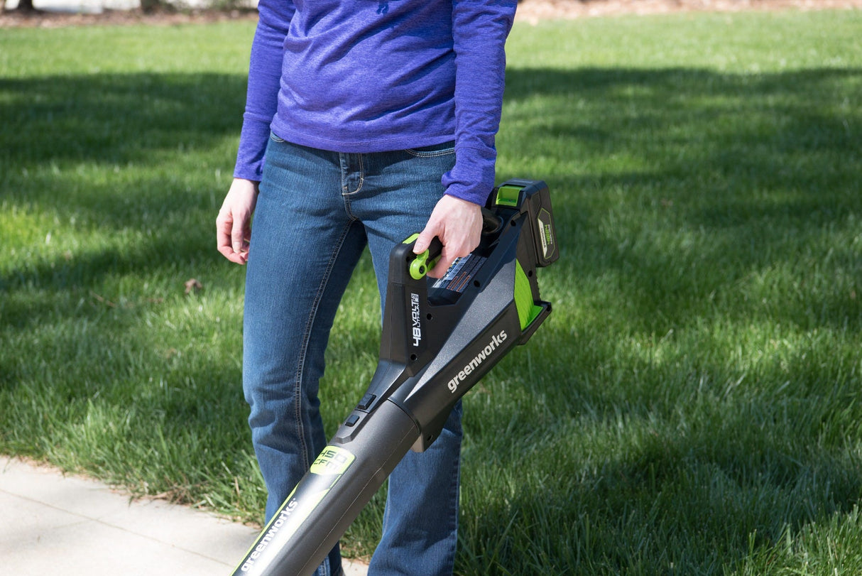 Souffleur axial double tension 48 V/24 V 450 CFM avec batterie et chargeur | 48B450