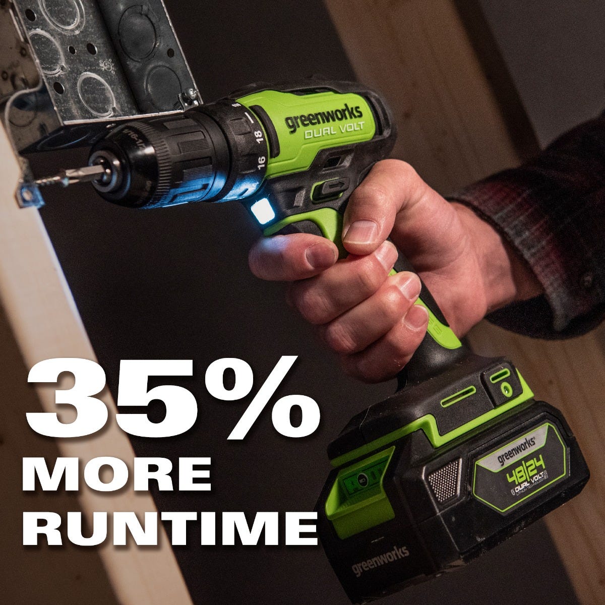 48V/24V Dual-Volt 1/2" Drill/Driver Tool Only | 24BD10