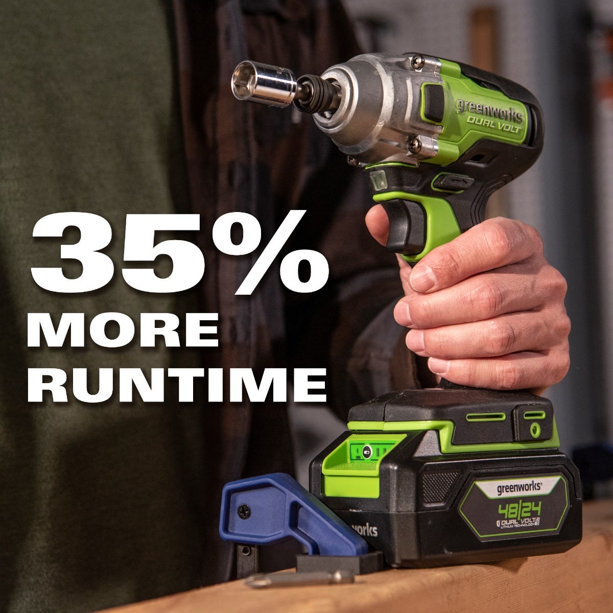 48V/24V Dual-Volt 1/4" Impact Driver Tool Only | 24BID6