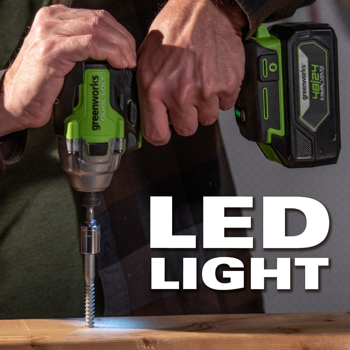 48V/24V Dual-Volt 1/4" Impact Driver Tool Only | 24BID6