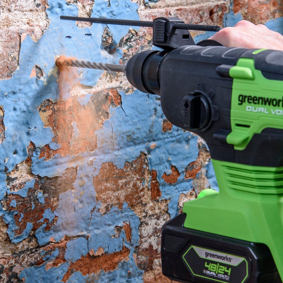 Marteau perforateur SDS-Plus 2J à double tension 48 V/24 V uniquement | 24BRH1