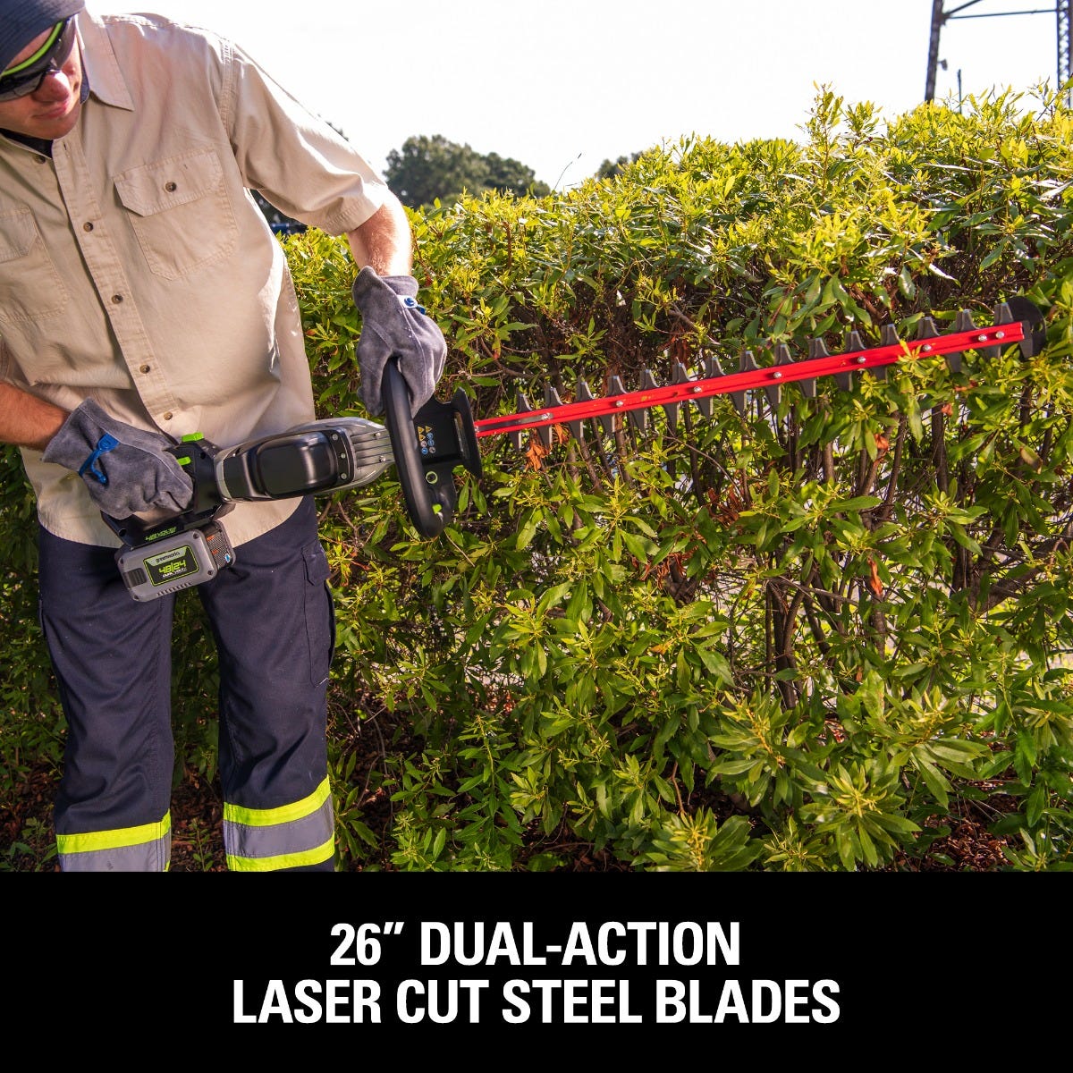 48-Volt 26" Hedge Trimmer with Battery and Charger | 48HT26