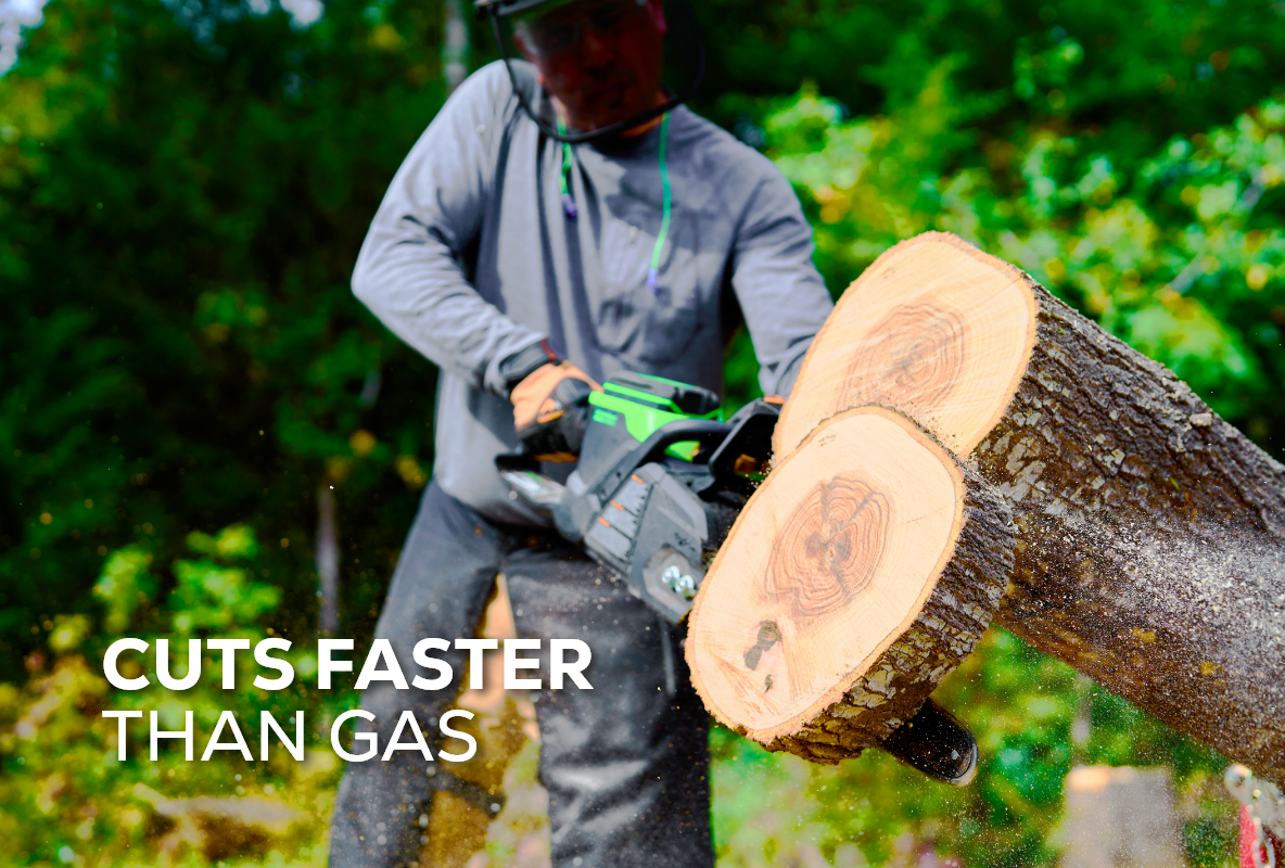 82V 16" 2.4kW Chainsaw with 4Ah Battery and Dual Port Charger | 82CS24-4DP