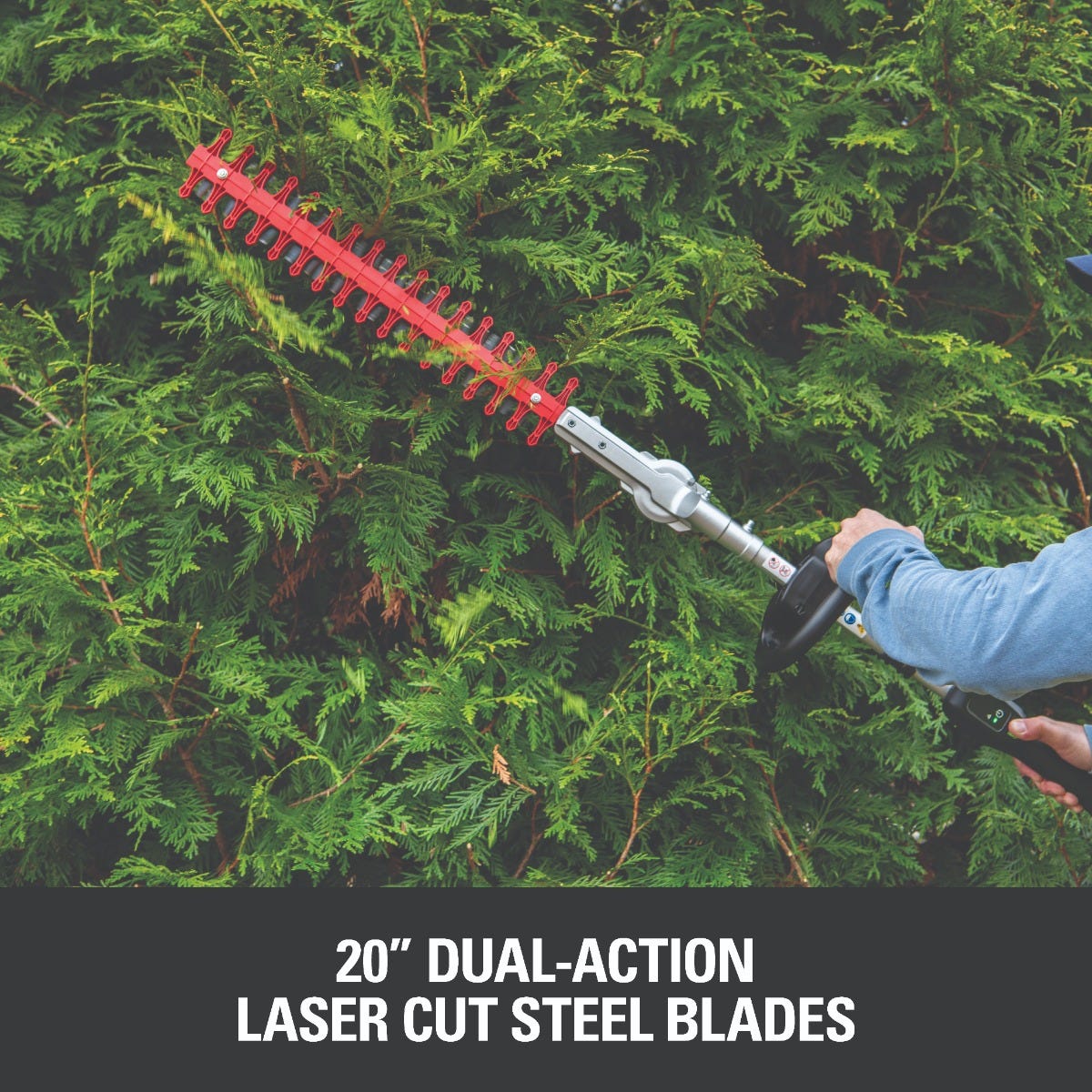 Kit taille-haie sur perche 82 V