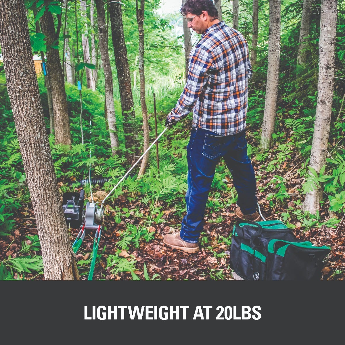 82V Battery Powered Portable Winch Tool Only | 82W1