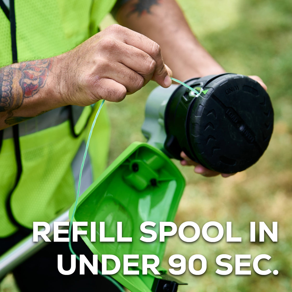 82V 2.0kW Front-Mount String Trimmer Tool-Only (82ST20)