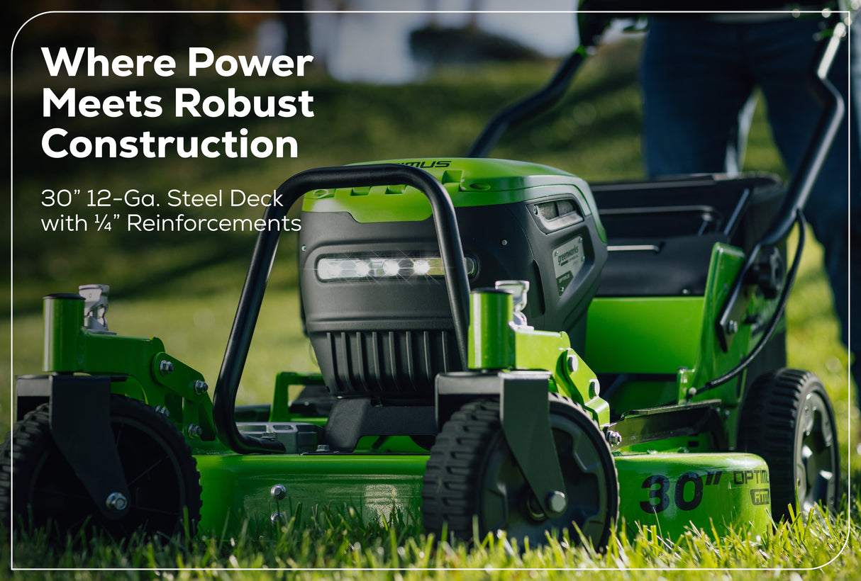 Optimus 82V 30" All-Terrain Mower with Swivel Casters | ATM30C