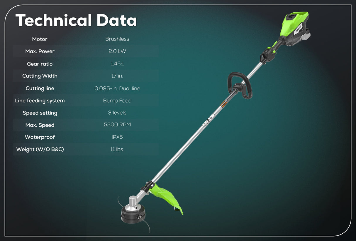 Optimus 82V 1.6 kW String Trimmer With Core300 DP Kit  | ST161-C3DP