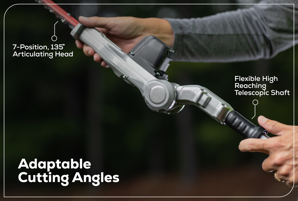 Optimus 82V Telescoping Hedge Trimmer with CORE300 Battery and Dual-Port Charger | PH662TC