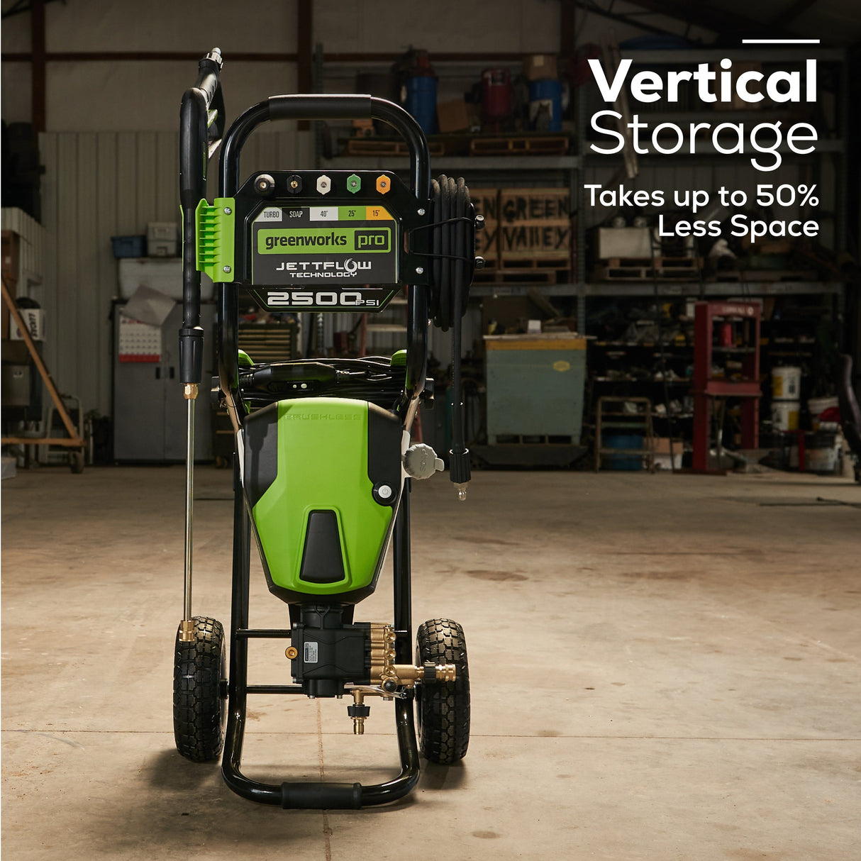 Nettoyeur haute pression sans balais de 2 500 psi avec pompe de qualité industrielle | GPW2500C