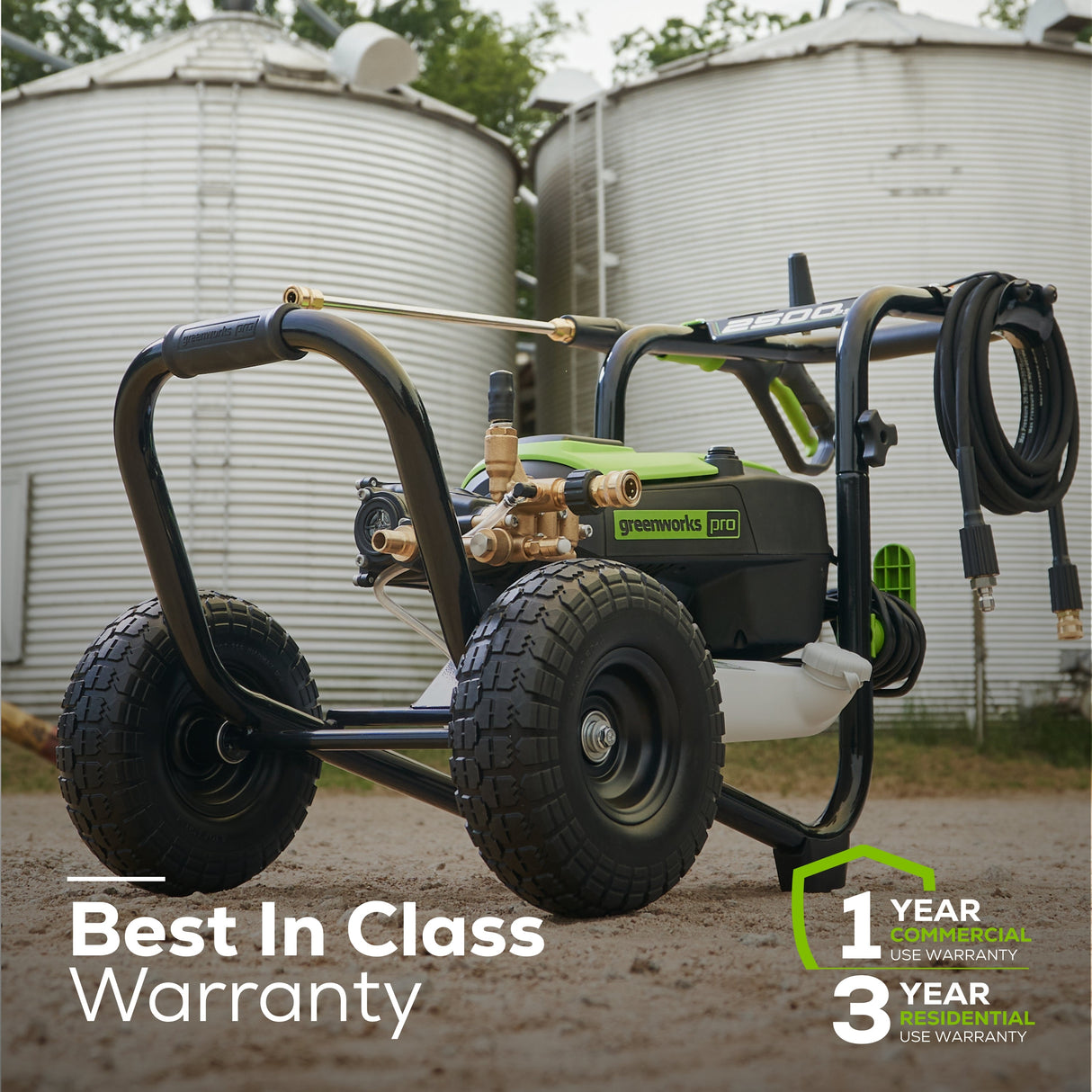 Nettoyeur haute pression sans balais de 2 500 psi avec pompe de qualité industrielle | GPW2500C