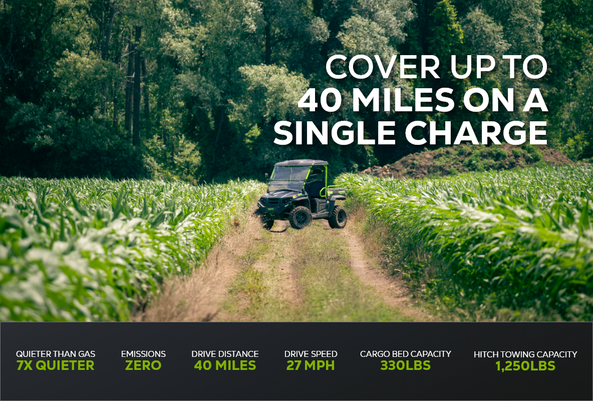 82V Utility Vehicle U500 Black | U500SB