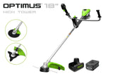 Optimus 82V 2.0 kW Bike Handle String Trimmer Kit | TB201H-C4DP