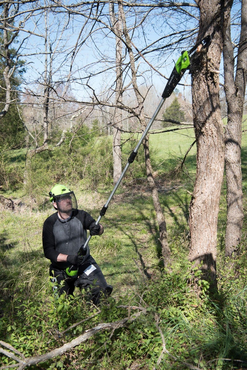 48V/24V Dual-Volt 8" Pole Saw with Battery and Charger | 48PS8