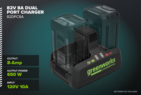 82V Dual Port Charger | 82DPC8A