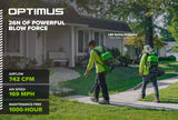 OPTIMUS 82V 26N Backpack Blower | BB261