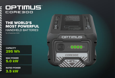 Optimus 82V CORE300 4 Ah Battery | CORE300