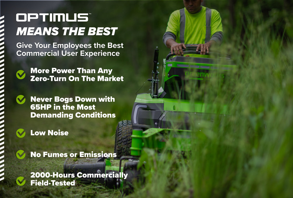 OptimusZ Series 9 60" Stand-on ZTR - 24 kWh | OS960