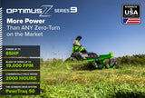 OptimusZ Series 9 52" Stand-on ZTR - 24 kWh | OS952