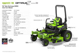 OptimusZ Series 9 52" Ride-on ZTR - 24 kWh | OZ952
