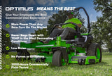 OptimusZ Series 9 72" (Side Discharge) Ride-on ZTR - 36 kWh | OZ972