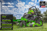 OptimusZ Series 9 72" (éjection arrière) ZTR autoportée - 36 kWh | OZ972R