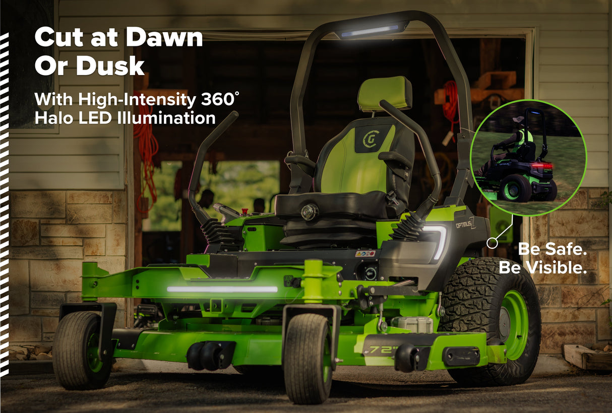OptimusZ Series 9 72" (éjection arrière) ZTR autoportée - 36 kWh | OZ972R