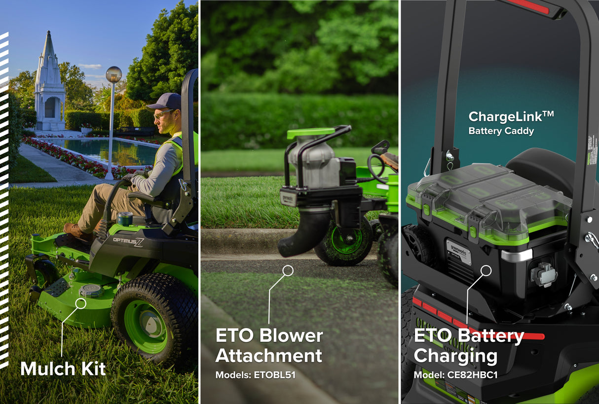 OptimusZ Series 9 72" (éjection arrière) ZTR autoportée - 36 kWh | OZ972R
