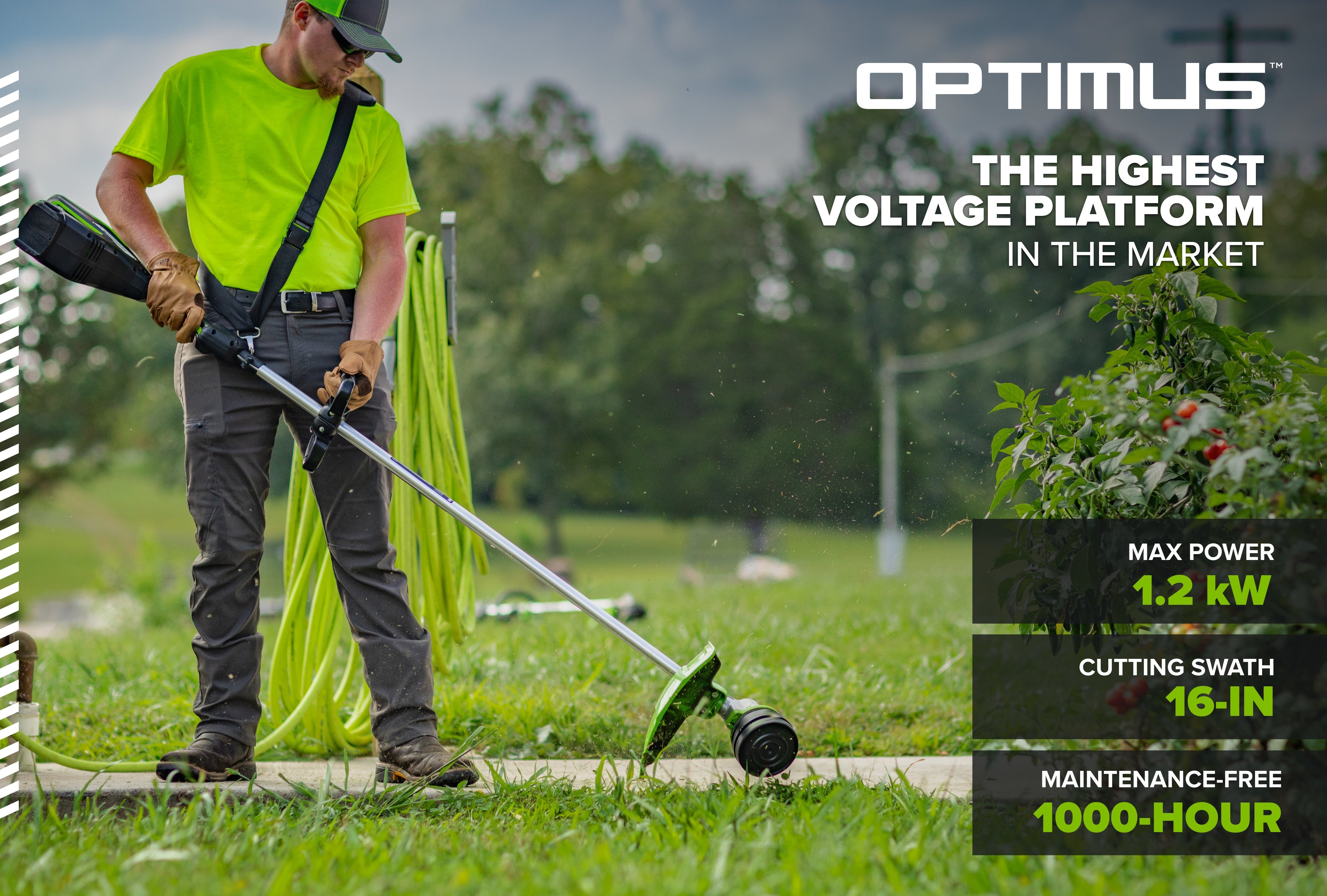 OPTIMUS 82v 1.2kW String Trimmer Core300 DP Kit | ST121-C3DP