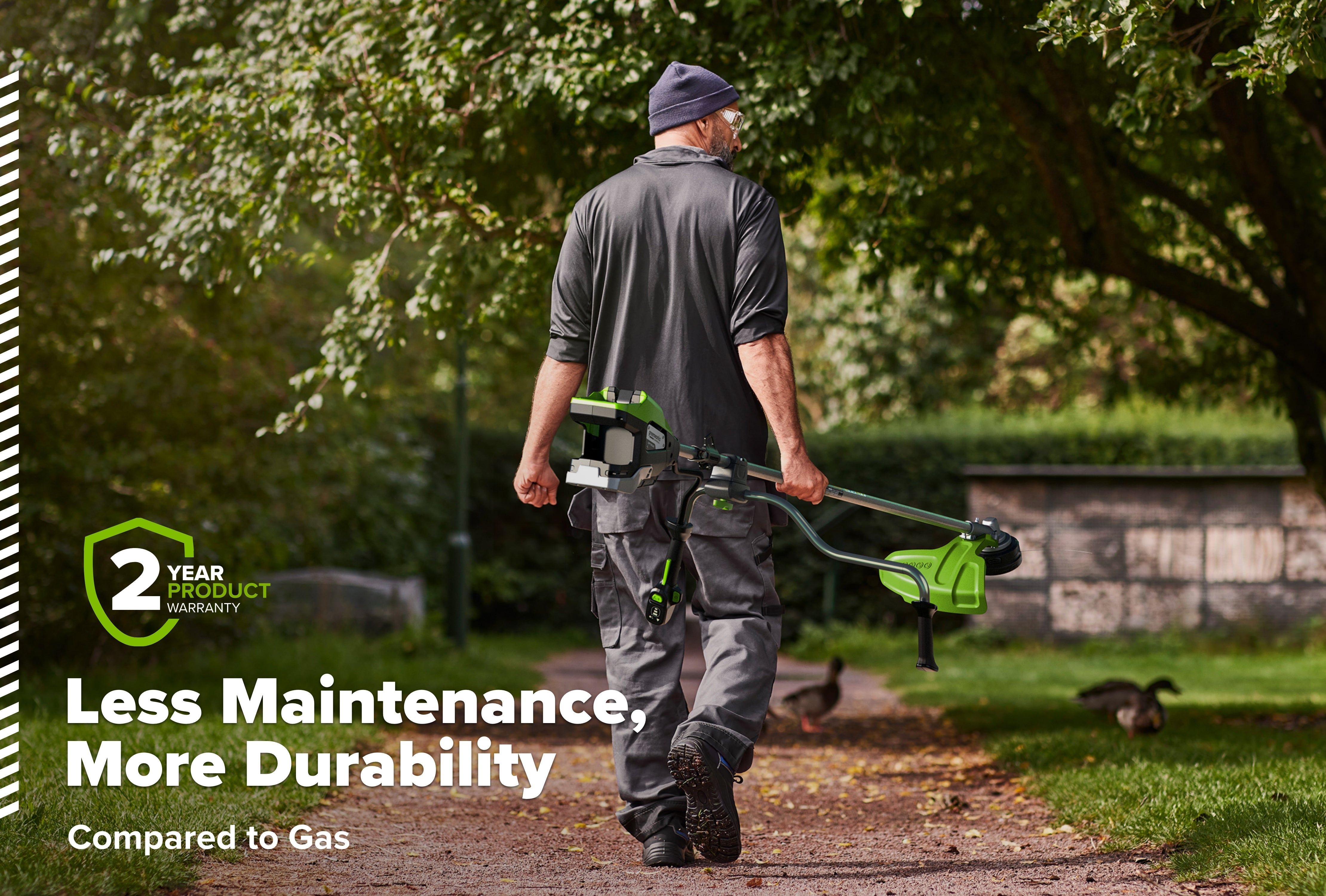 82V 2.0 kW Bike Handle String Trimmer | TB201H | Greenworks Commercial