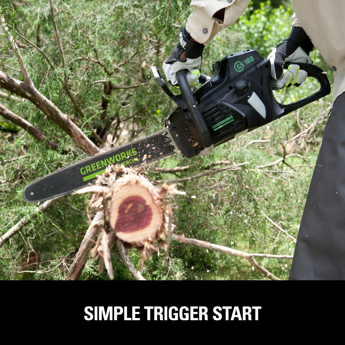 82V 1.5kW 18" Chainsaw Kit