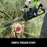 82V 1.5kW 18" Chainsaw Kit