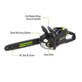 82V 2.5kW 18" Chainsaw Kit