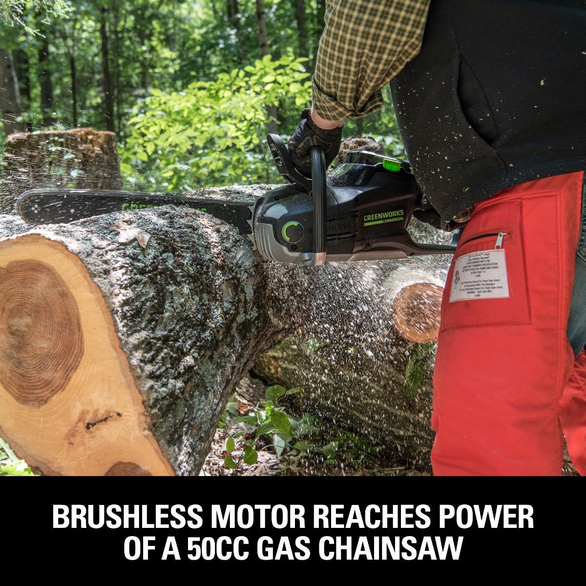 82V 2.5kW 18" Chainsaw Kit