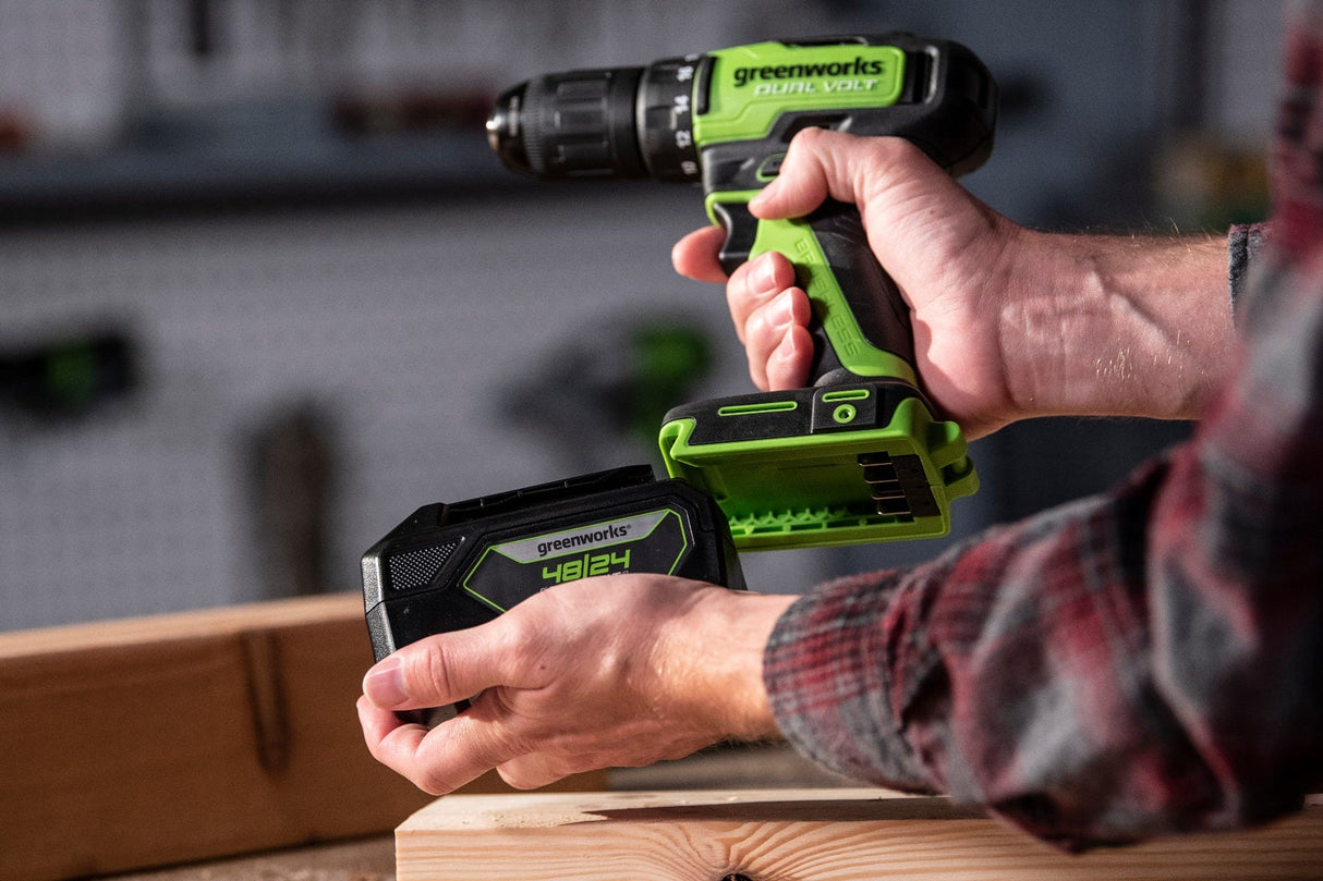 48V/24V Dual-Volt 1/2" Drill/Driver Tool Only | 24BD10