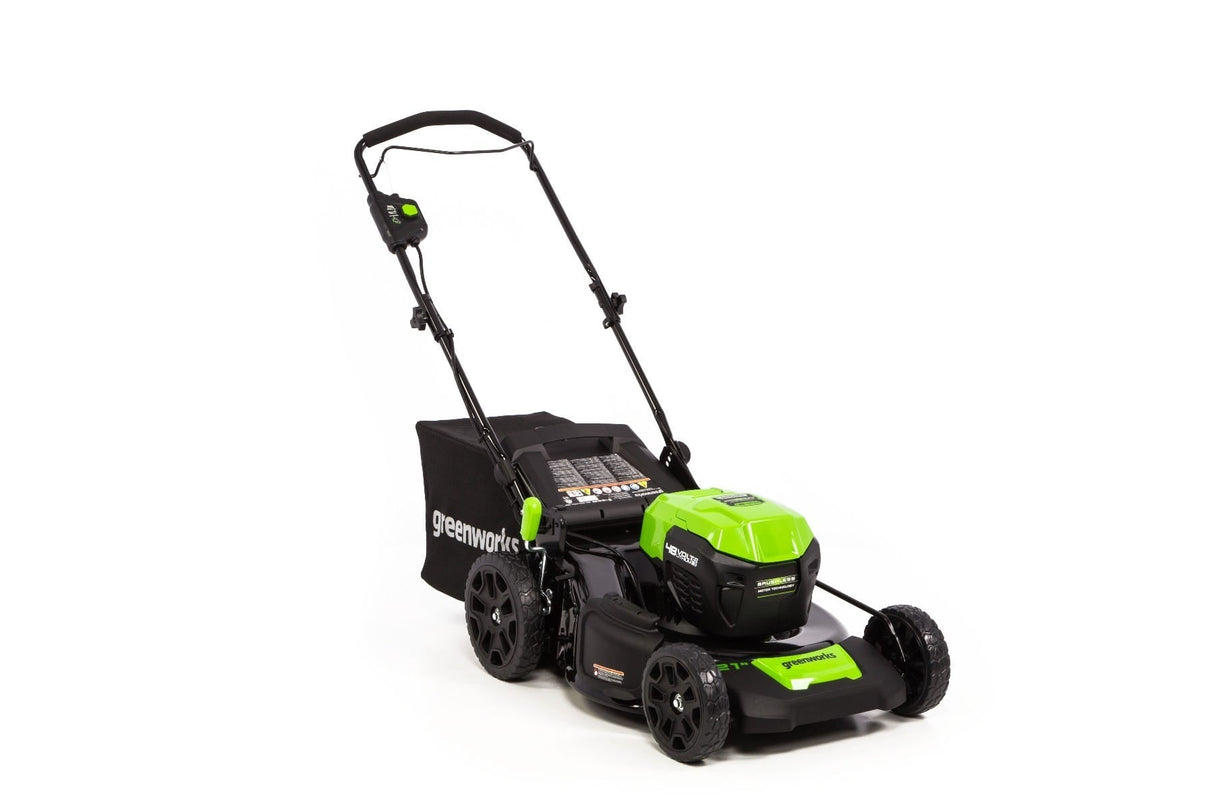 Tondeuse à gazon double tension 48 V/24 V 21 po avec batterie et chargeur | 48PM21