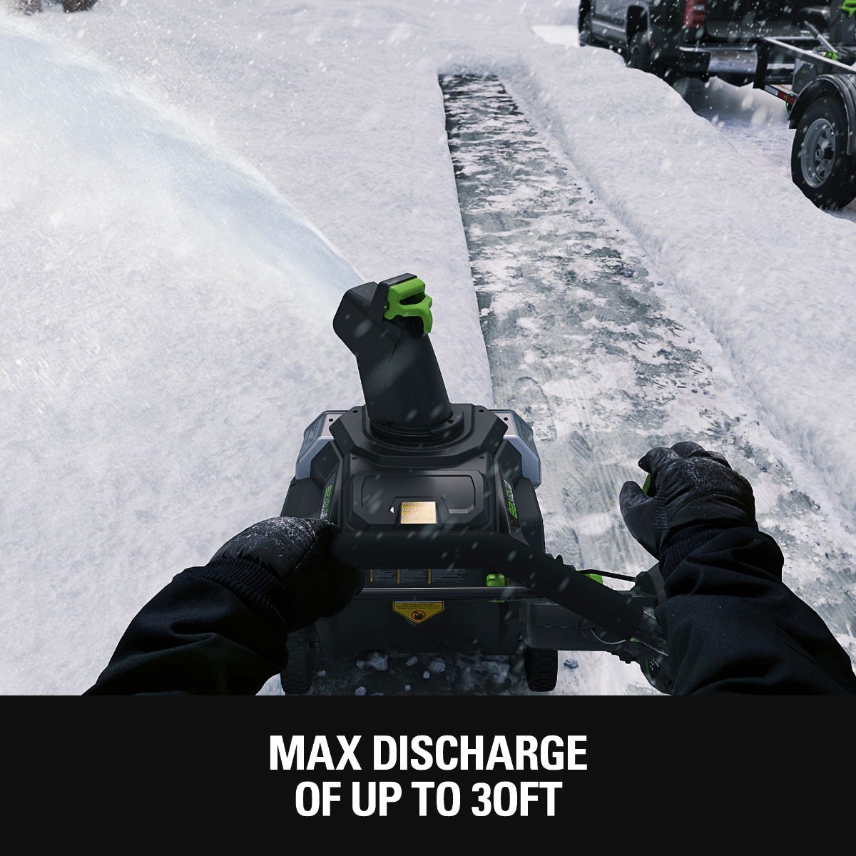 Souffleuse à neige 82 V 22 po avec batterie 5 Ah et chargeur à double port | 82SN22-5DP