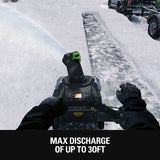 Souffleuse à neige 82 V 22 po avec batterie 5 Ah et chargeur à double port | 82SN22-5DP