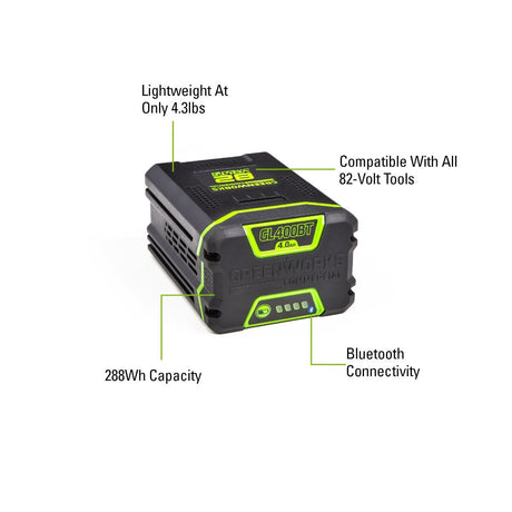 82V 4Ah Bluetooth-Capable Battery | GL400BT