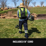 Harnais de sac à dos 82 volts avec cordon | 82BH1