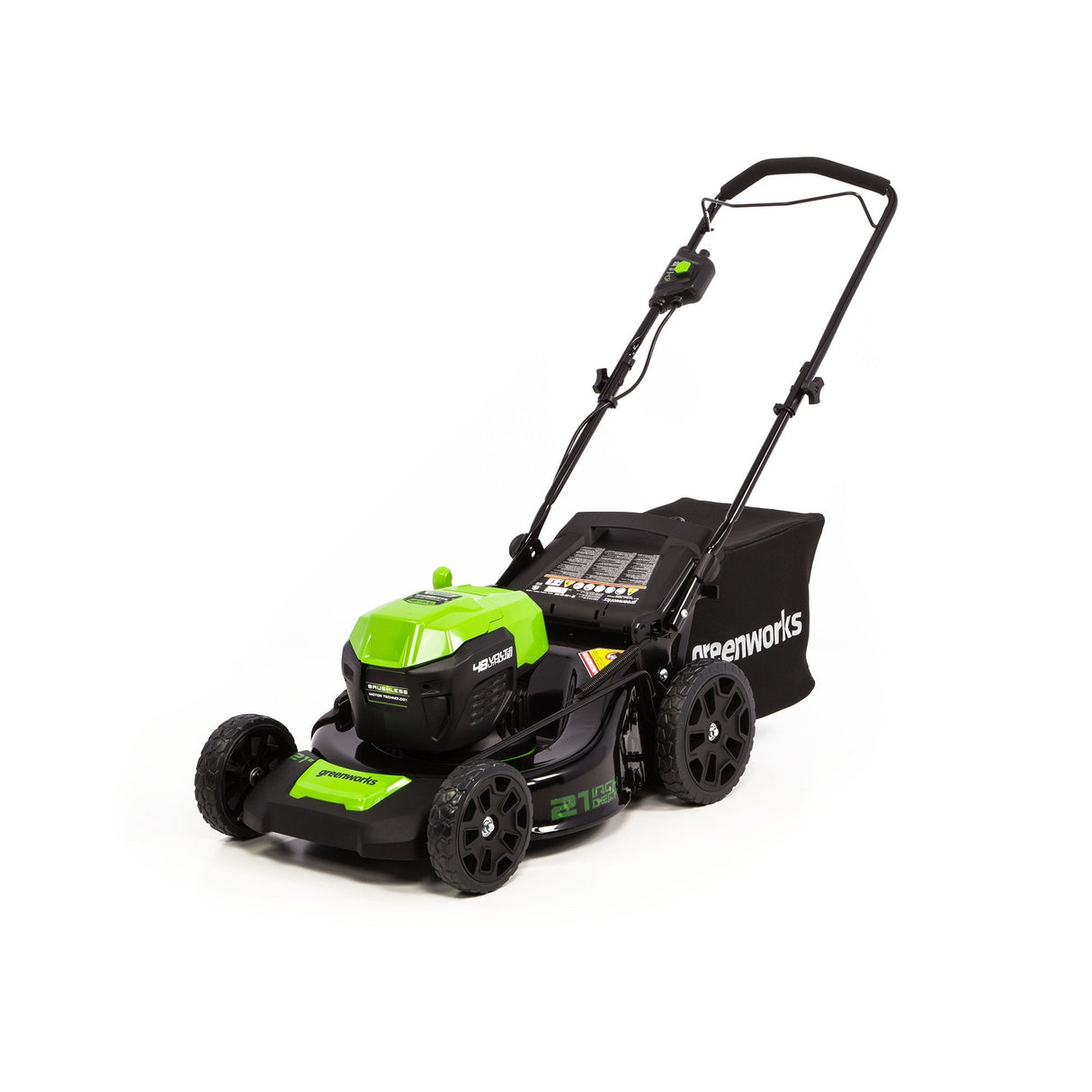 Tondeuse à gazon double tension 48 V/24 V 21 po avec batterie et chargeur | 48PM21