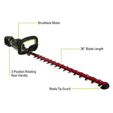 48-Volt 26" Hedge Trimmer with Battery and Charger | 48HT26